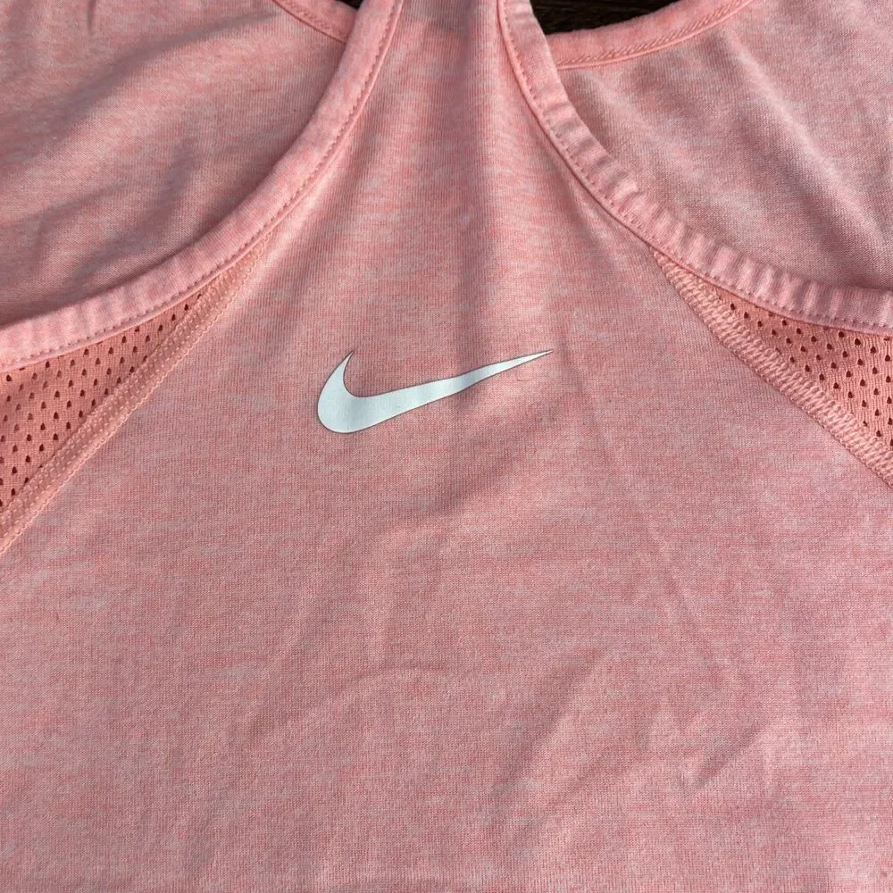 Nike Dri Fit Tank Top Marbled Salmon Color Size Small